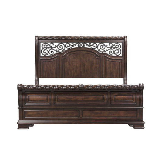 Liberty Furniture - Arbor Place King Sleigh Bed, 2 Nightstands - 575-BR-KSL2NS view 2