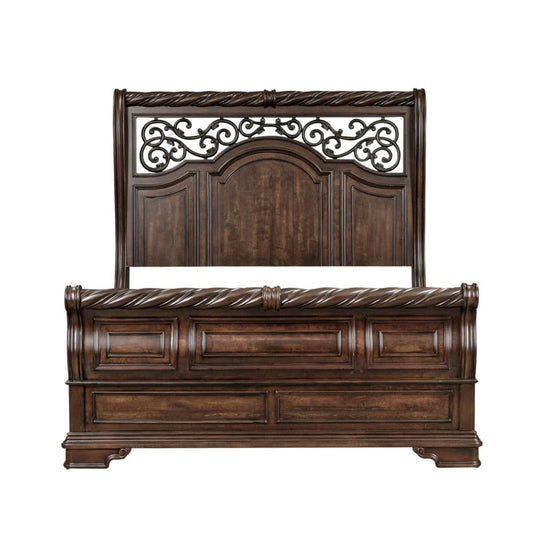 Liberty Furniture - Arbor Place Queen Sleigh Bed, 2 Nightstands - 575-BR-QSL2NS view 2