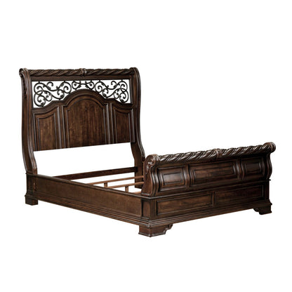 Liberty Furniture - Arbor Place Queen Sleigh Bed, 2 Nightstands - 575-BR-QSL2NS view 3
