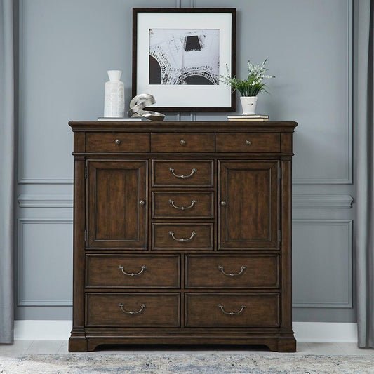 Liberty Furniture - Arden Road 2 Door 10 Drawer Chest in Satin Cherry - 512-BR42 veiw 1