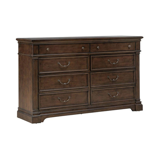 Liberty Furniture - Arden Road 8 Drawer Dresser in Satin Cherry - 512-BR31 veiw 2
