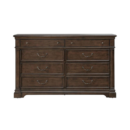 Liberty Furniture - Arden Road 8 Drawer Dresser in Satin Cherry - 512-BR31 veiw 3