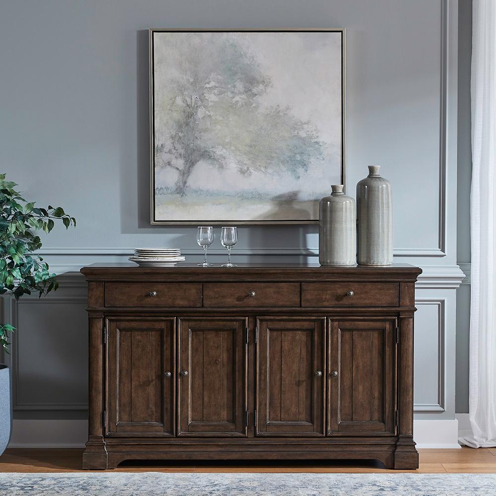 Liberty Furniture - Arden Road Buffet in Satin Cherry - 512-CB6438 veiw 1