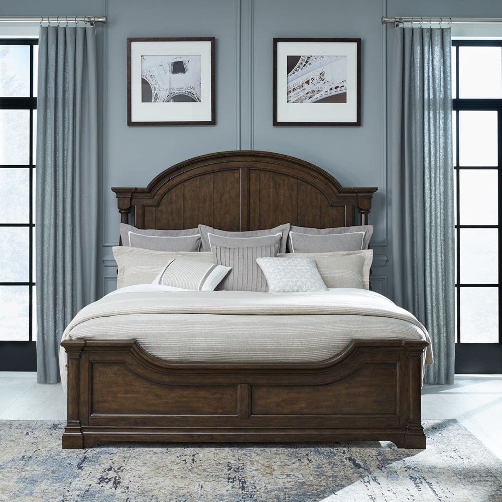 Liberty Furniture - Arden Road - King California Poster Bed in Cherry - 512-BR-CPS view 1