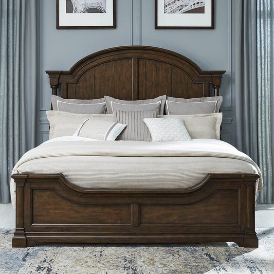 Liberty Furniture - Arden Road King Poster Bed  in Satin Cherry - 512-BR-KPS veiw 1