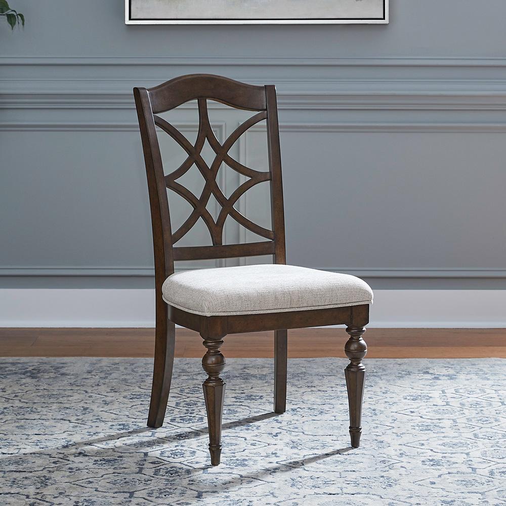 Liberty Furniture - Arden Road Splat Back Side Chair  in Satin Cherry - 512-C2501S veiw 1