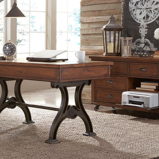 Liberty Furniture - Arlington House Complete Desk - 411-HO-CDS veiw 1