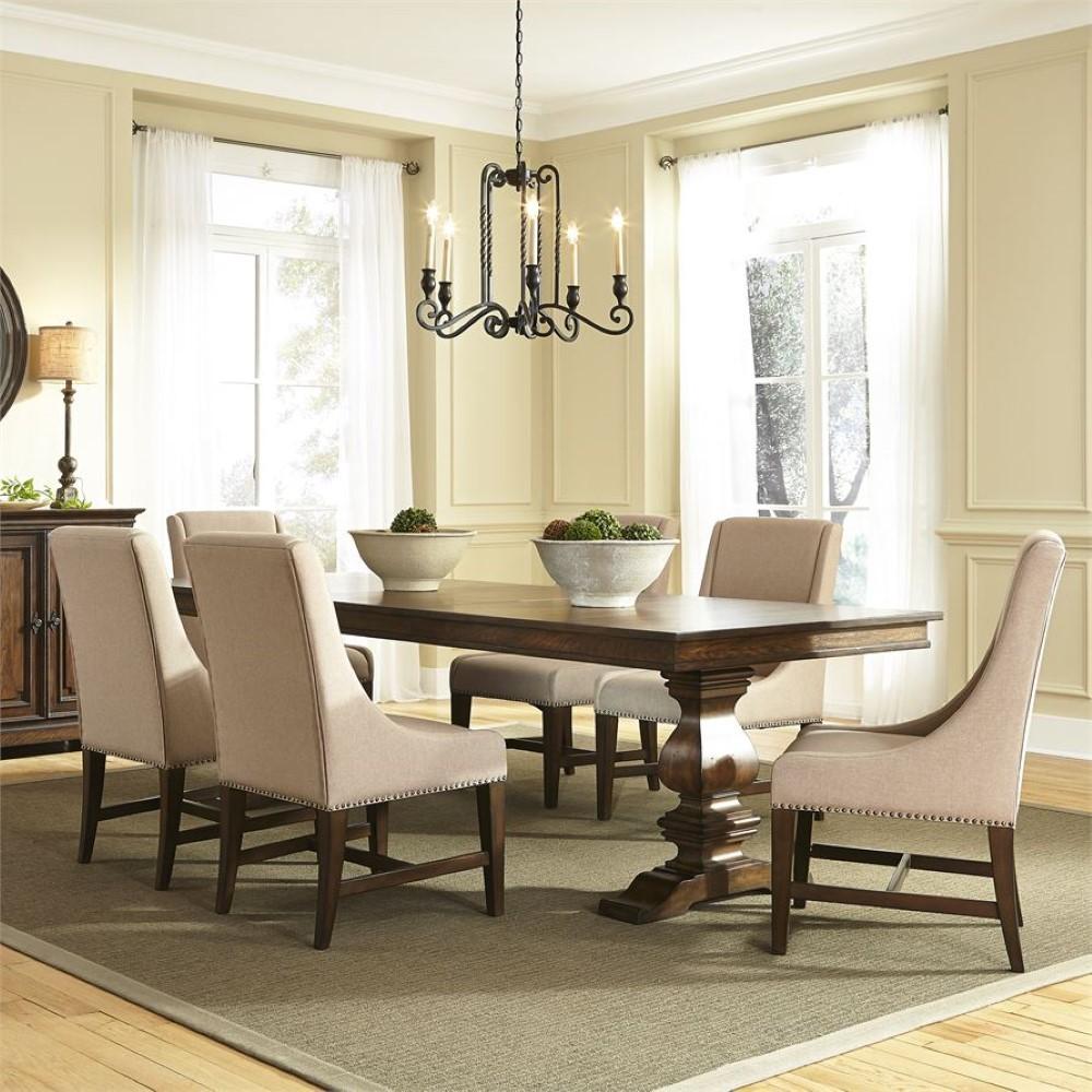 Liberty Furniture - Armand Trestle Table - Antique Brownstone Finish - 242-DR-TRS veiw 8