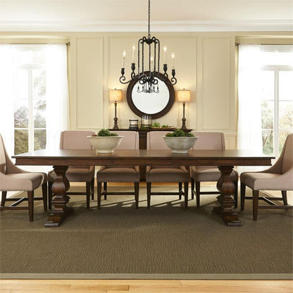 Liberty Furniture - Armand Trestle Table - Antique Brownstone Finish - 242-DR-TRS veiw 9