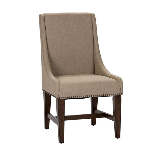 Liberty Furniture - Armand Uph Side Chair  in Antique Brownstone - 242-C6501S veiw 1