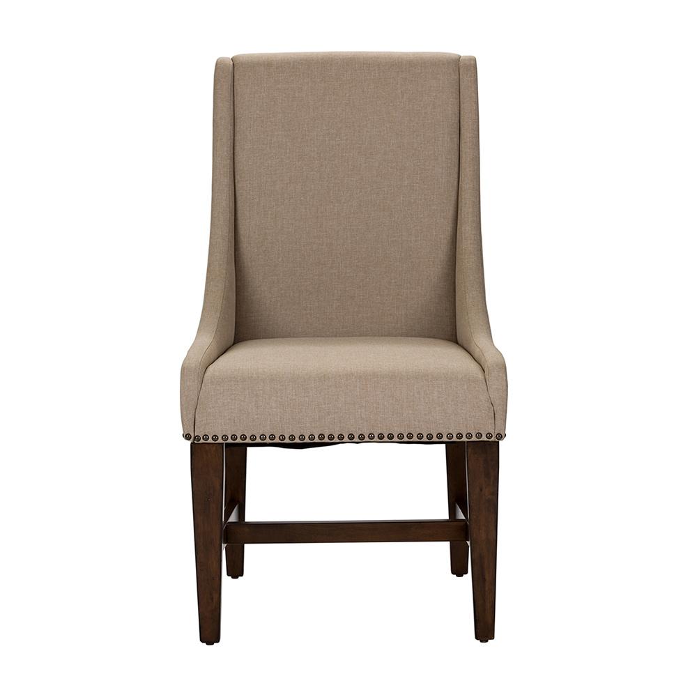 Liberty Furniture - Armand Uph Side Chair  in Antique Brownstone - 242-C6501S veiw 3