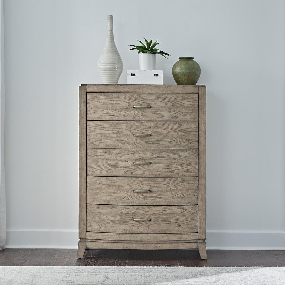 Liberty Furniture - Avalon 5 Drawer Chest in Burnished Beige - 805-BR41 veiw 1