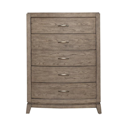 Liberty Furniture - Avalon 5 Drawer Chest in Burnished Beige - 805-BR41 veiw 3