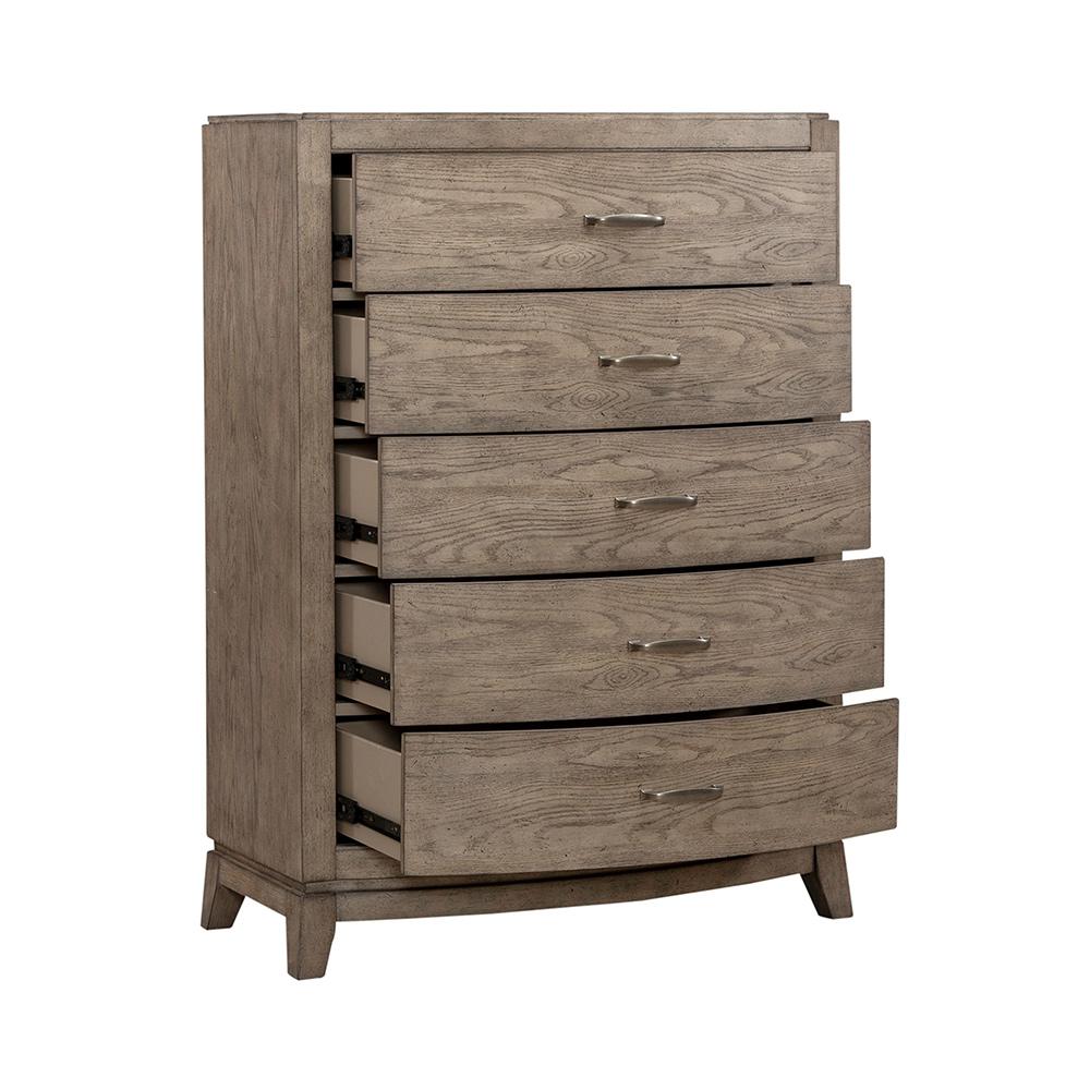 Liberty Furniture - Avalon 5 Drawer Chest in Burnished Beige - 805-BR41 veiw 7