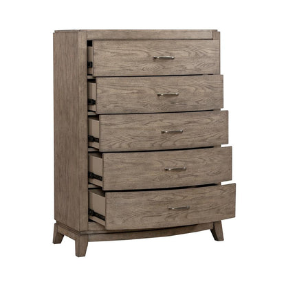 Liberty Furniture - Avalon 5 Drawer Chest in Burnished Beige - 805-BR41 veiw 7