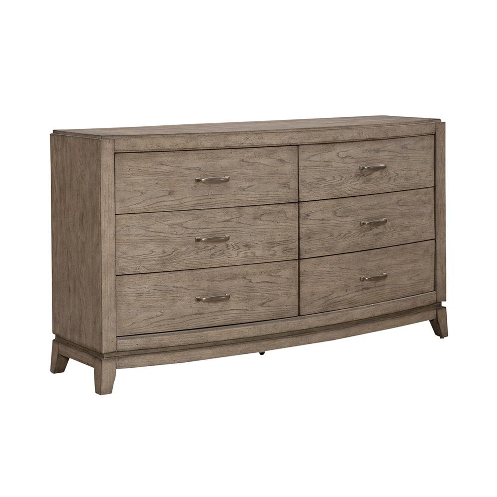 Liberty Furniture - Avalon 6 Drawer Dresser in Burnished Beige - 805-BR31 veiw 2