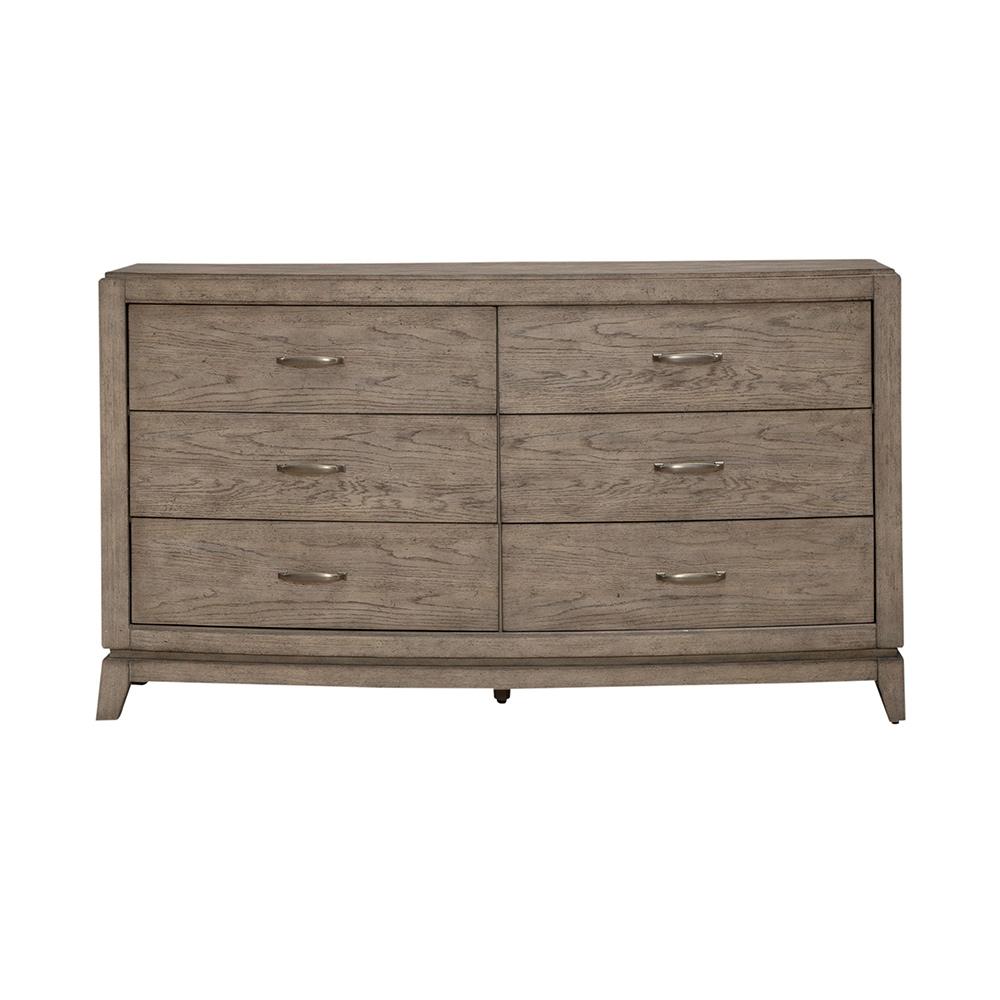 Liberty Furniture - Avalon 6 Drawer Dresser in Burnished Beige - 805-BR31 veiw 6