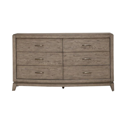Liberty Furniture - Avalon 6 Drawer Dresser in Burnished Beige - 805-BR31 veiw 6