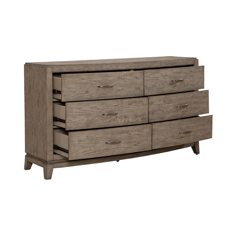 Liberty Furniture - Avalon 6 Drawer Dresser in Burnished Beige - 805-BR31 veiw 10