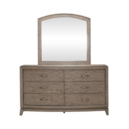 Liberty Furniture - Avalon Dresser & Mirror  in Burnished Beige - 805-BR-DM veiw 3