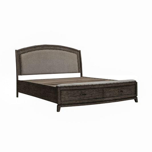 Liberty Furniture - Avalon King Uph Storage Bed - 805B-BR-KUS view 2