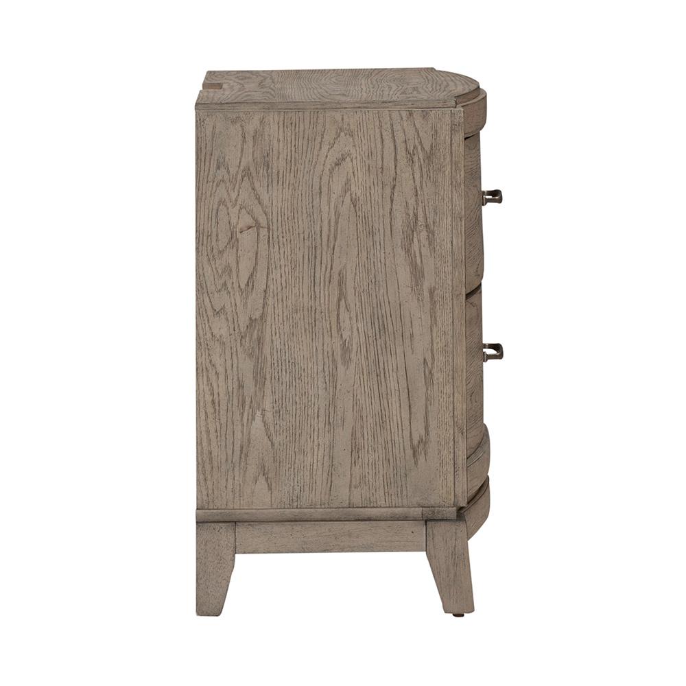 Liberty Furniture - Avalon Nightstand w/ Charging Station in Burnished Beige - 805-BR61 veiw 7