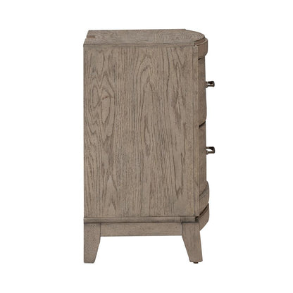 Liberty Furniture - Avalon Nightstand w/ Charging Station in Burnished Beige - 805-BR61 veiw 7