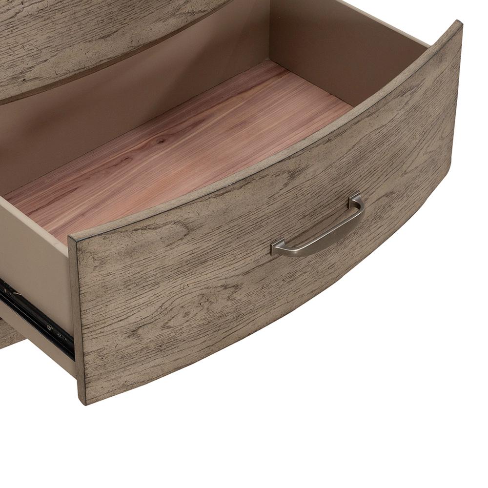 Liberty Furniture - Avalon Nightstand w/ Charging Station in Burnished Beige - 805-BR61 veiw 13
