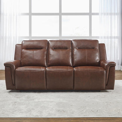 Liberty Furniture - Avery Sofa P2 - Cognac in Cognac Leather - 7001CG-32P veiw 1