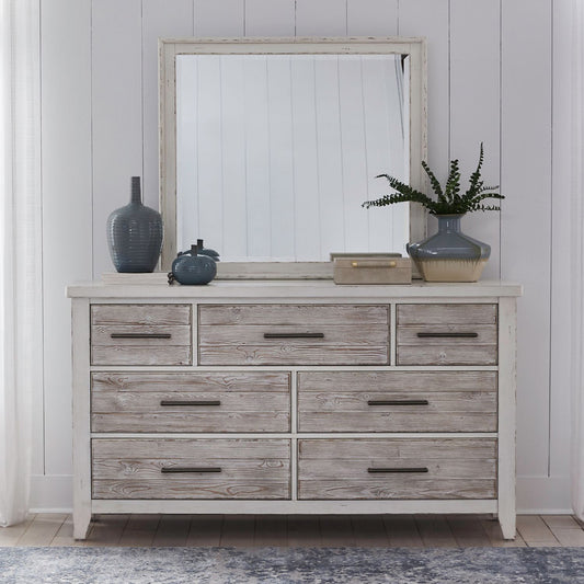 Liberty Furniture - Backroads Dresser & Mirror - 142-BR-DM view 1