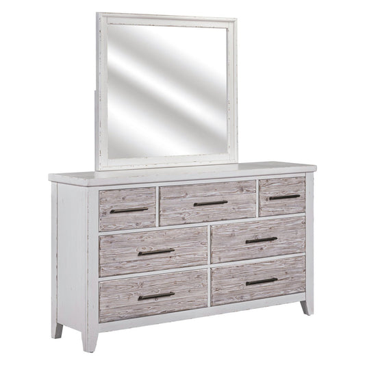 Liberty Furniture - Backroads Dresser & Mirror - 142-BR-DM view 2