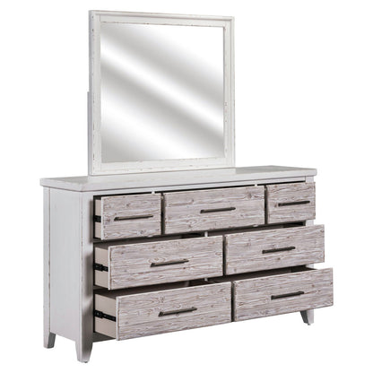 Liberty Furniture - Backroads Dresser & Mirror - 142-BR-DM view 6