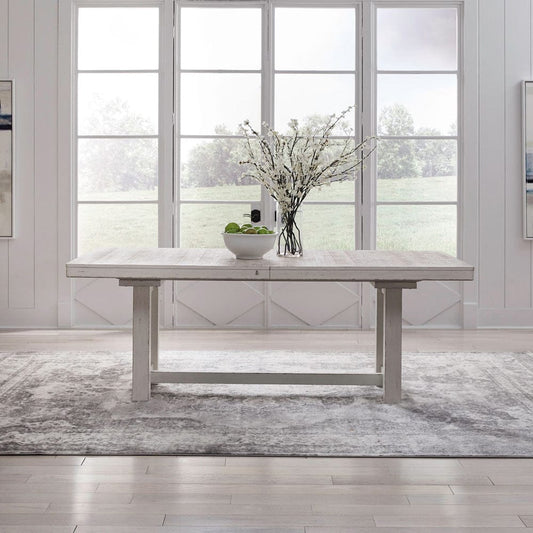 Liberty Furniture - Backroads - Trestle Table Set in White - 142-DR-TRS view 2