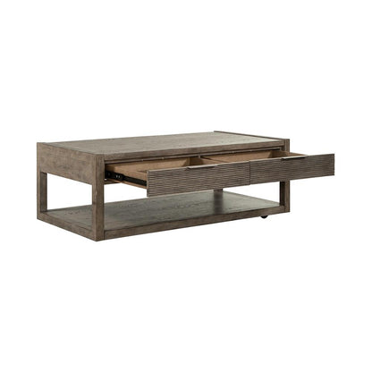 Liberty Furniture - Bartlett Field Cocktail Table in Dusty Taupe - 798-OT1010 veiw 9