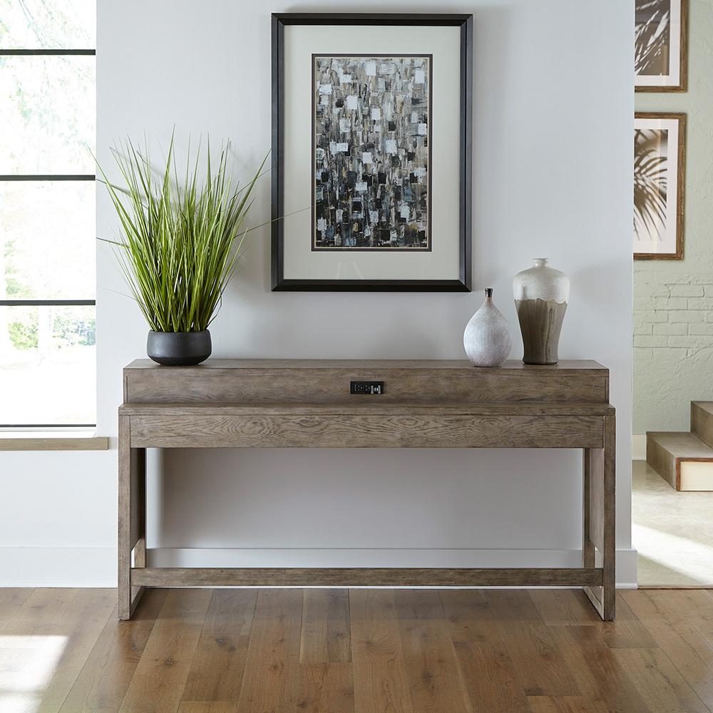Liberty Furniture - Bartlett Field Console Bar Table in Dusty Taupe - 798-OT7236 veiw 1
