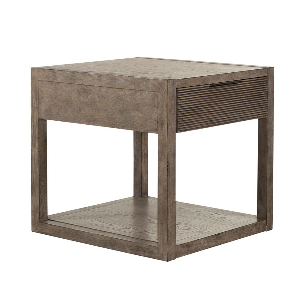 Liberty Furniture - Bartlett Field End Table in Dusty Taupe - 798-OT1020 veiw 2