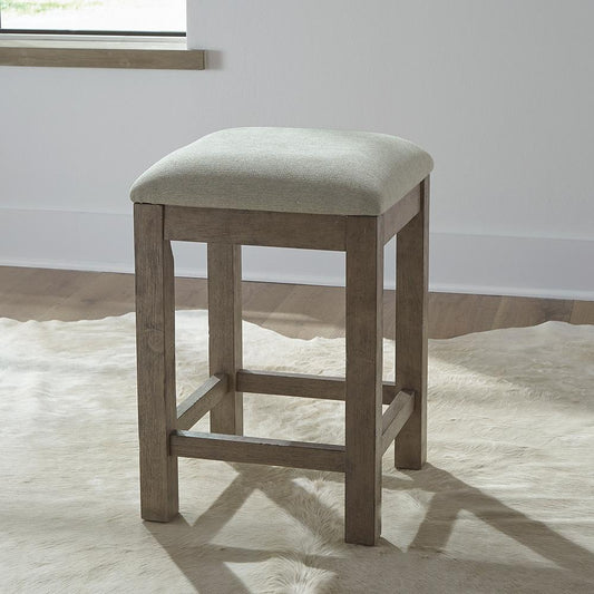 Liberty Furniture - Bartlett Field Uph Console Stool in Dusty Taupe - 798-OT9001 veiw 1