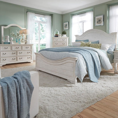 Liberty Furniture - Bayside 4 Piece Queen Panel Bed, Dresser & Mirror, Chest Set - 249-BR-QPBDMC veiw 1
