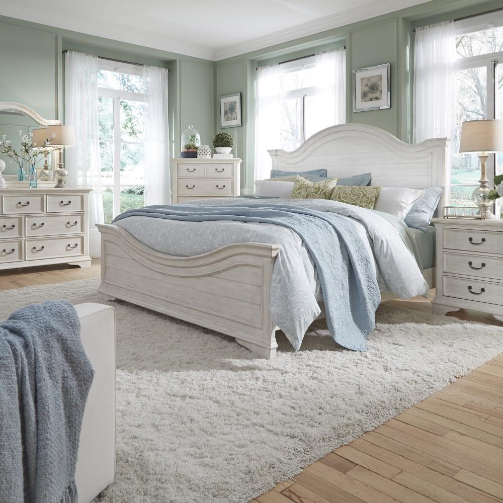 Liberty Furniture - Bayside 4 Piece Queen Panel Bed, Dresser & Mirror, Nightstand Set - 249-BR-QPBDMN veiw 1
