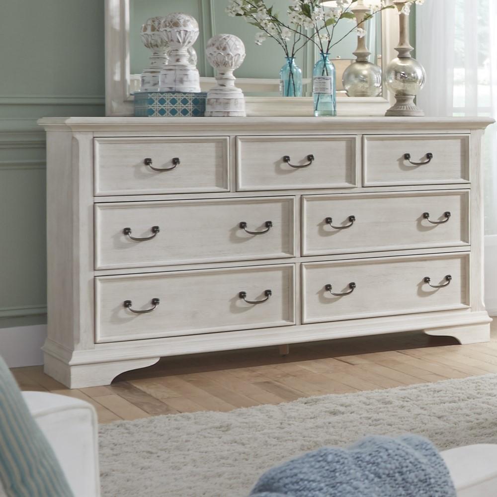 Liberty Furniture - Bayside 7 Drawer Dresser - 249-BR31 veiw 2