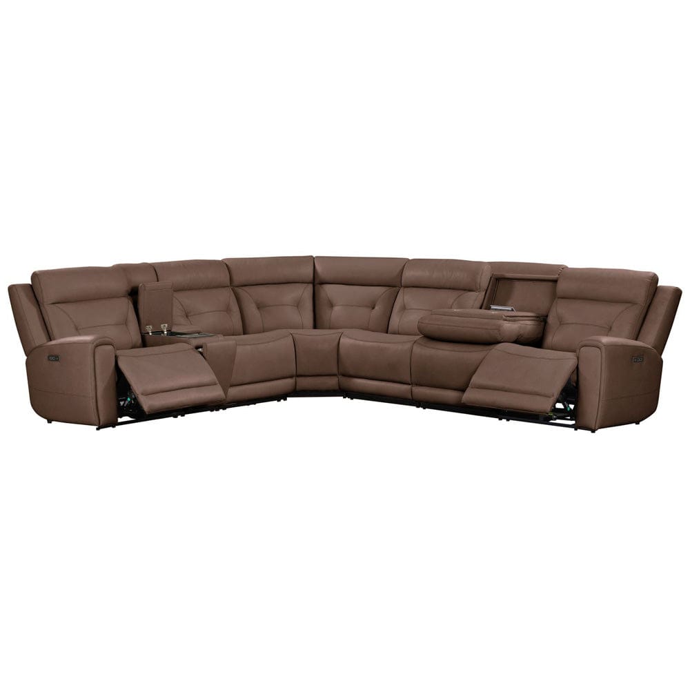 Liberty Furniture - Beckham - 7 Piece Sectional in Brown - 7023SD-UPH-7PCSEC view 4