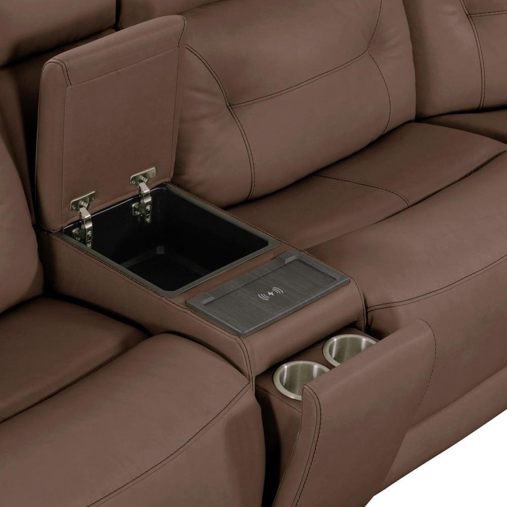 Liberty Furniture - Beckham - 7 Piece Sectional in Brown - 7023SD-UPH-7PCSEC view 5