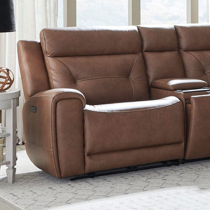 Liberty Furniture - Beckham - L Arm Recliner P2 & ZG in Brown - 7023SD-42LP view 2
