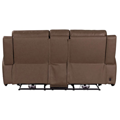 Liberty Furniture - Beckham - Loveseat w/ Console P2 & ZG in Brown - 7023SD-22P view 6