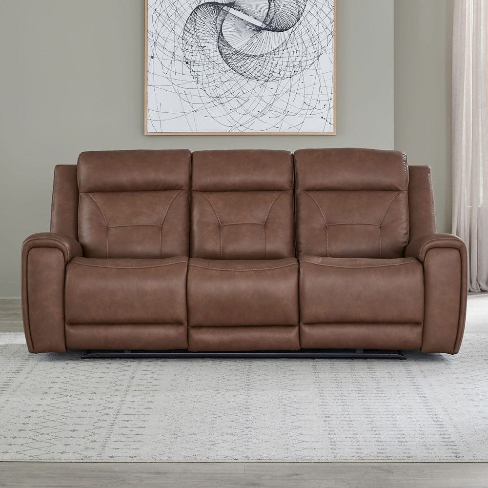 Liberty Furniture - Beckham - Sofa P2 & ZG in Brown - 7023SD-32P view 1