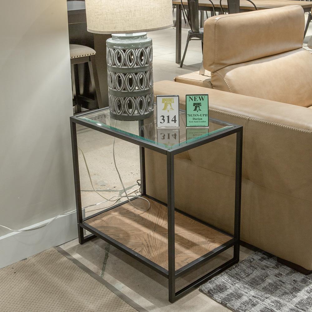 Liberty Furniture - Bedford Chairside Table in Weathered Oak - 817-OT1021 veiw 1