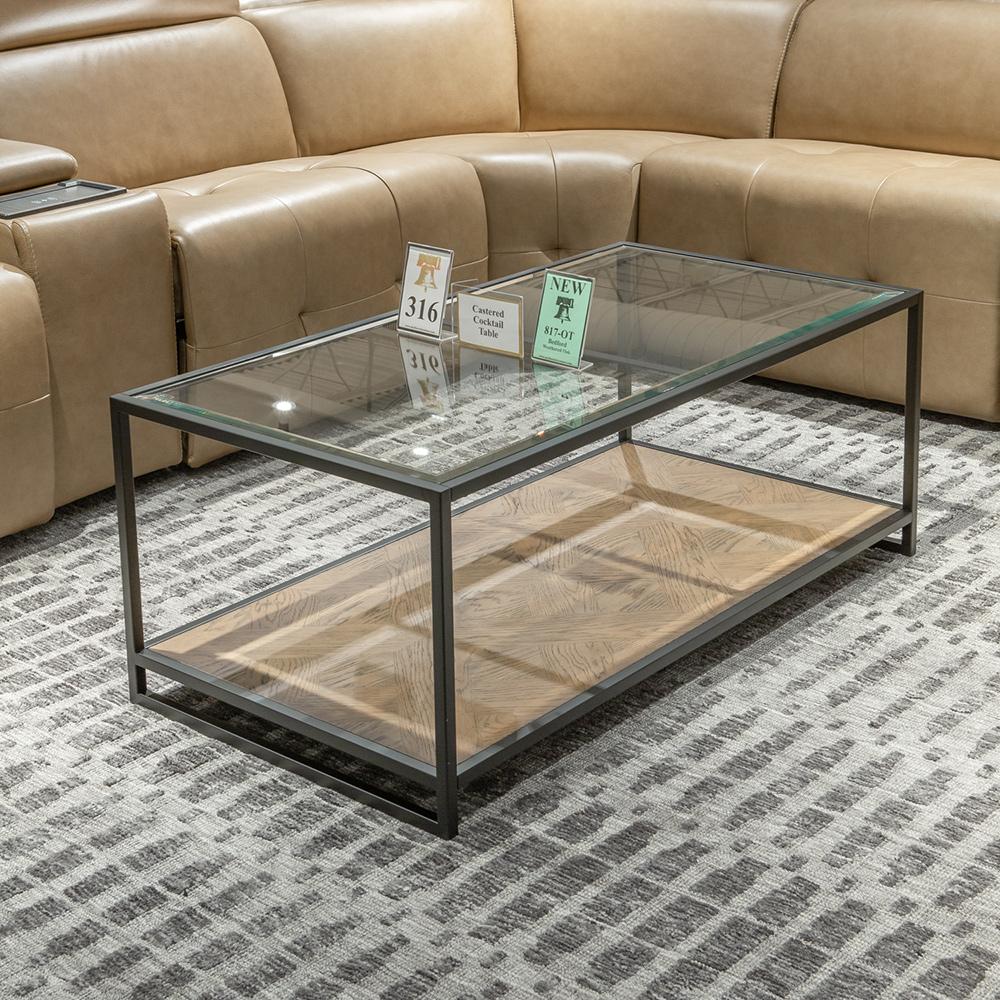 Liberty Furniture - Bedford Cocktail Table in Weathered Oak - 817-OT1010 veiw 1