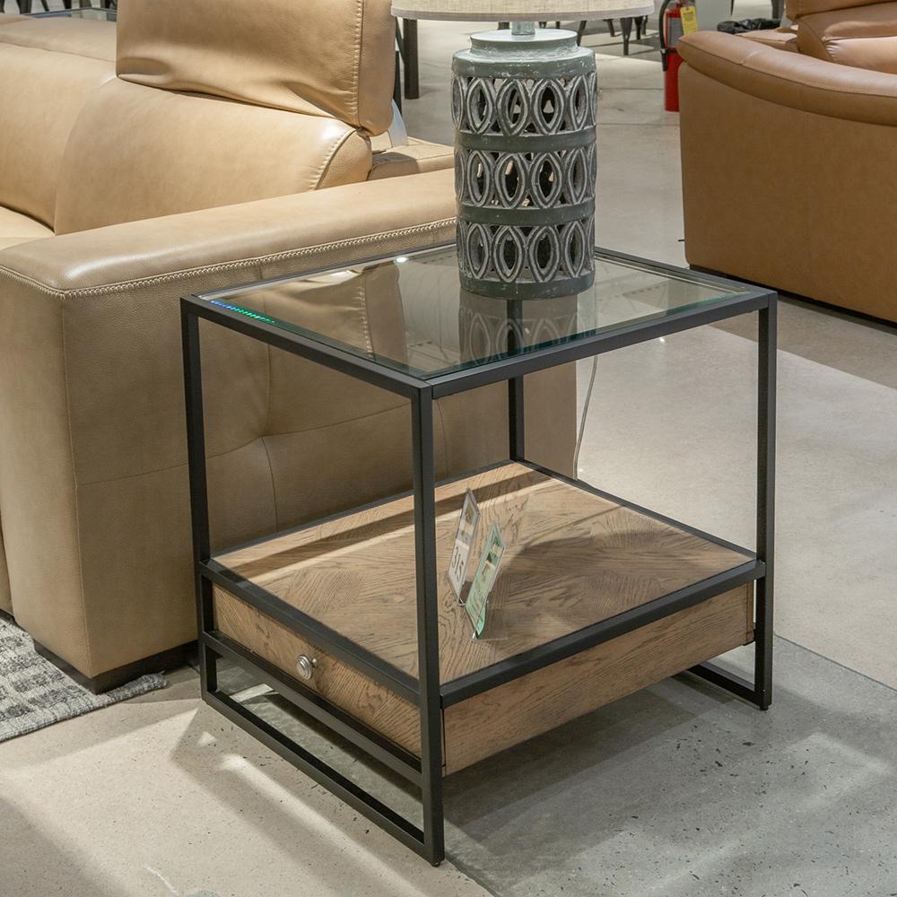 Liberty Furniture - Bedford Drawer End Table in Weathered Oak - 817-OT1022 veiw 1