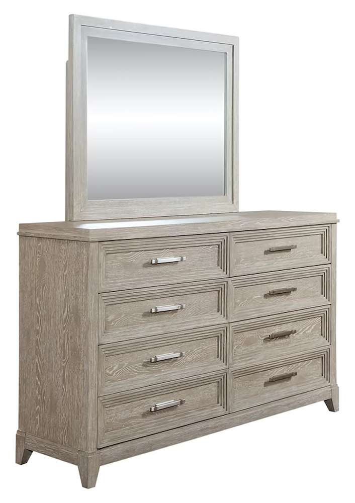 Liberty Furniture - Belmar Dresser & Mirror  - 902-BR-DM veiw 1