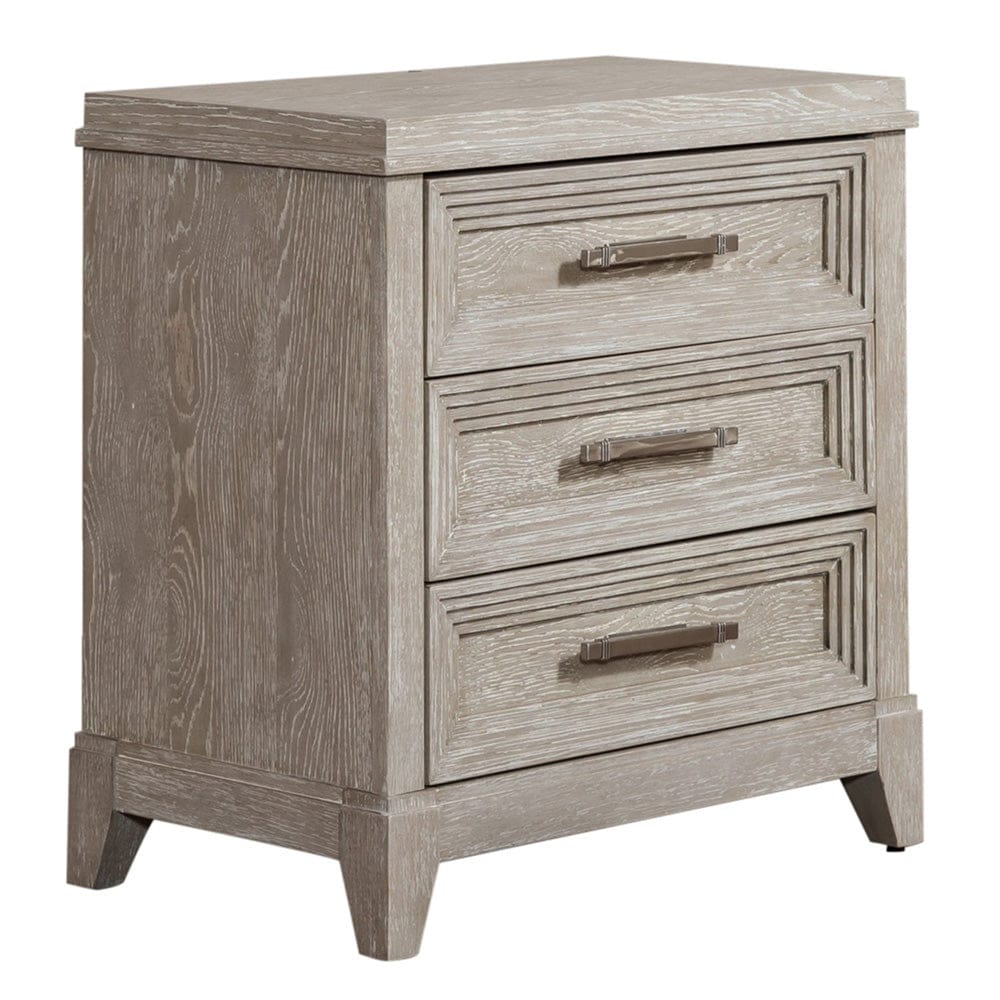 Liberty Furniture - Belmar - King California Panel Bed, Dresser & Mirror, Night Stand in Gray - 902-BR-CPBDMN view 4